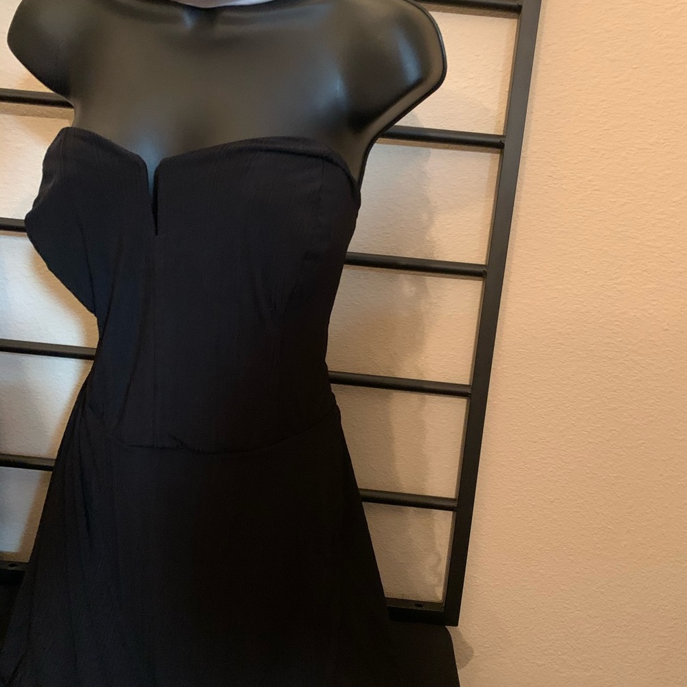 Strapless plus size dress